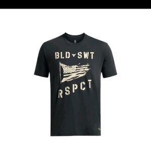 Under Armour Project Rock BSR Veteran's Day Flag Tee - Anthracite Small